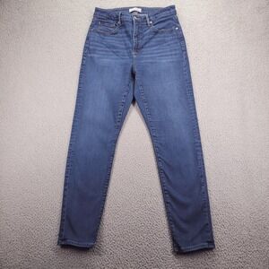 LOFT Jeans Womens Size 29/8 The Curvy Skinny High Rise Medium Wash Stretch Denim